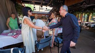 Утрински појадок со жените пензионерки од Општина Центар