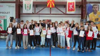 Доделени 48 спортски стипендии, инвестираме во нови базени и современа училишна инфраструктура