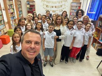 Училиштето „Св. Кирил и Методиј“ со медијатека